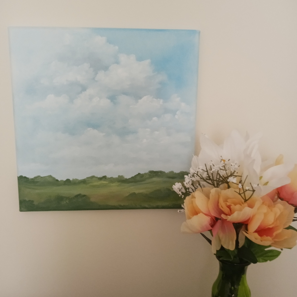 Landscape oil painting